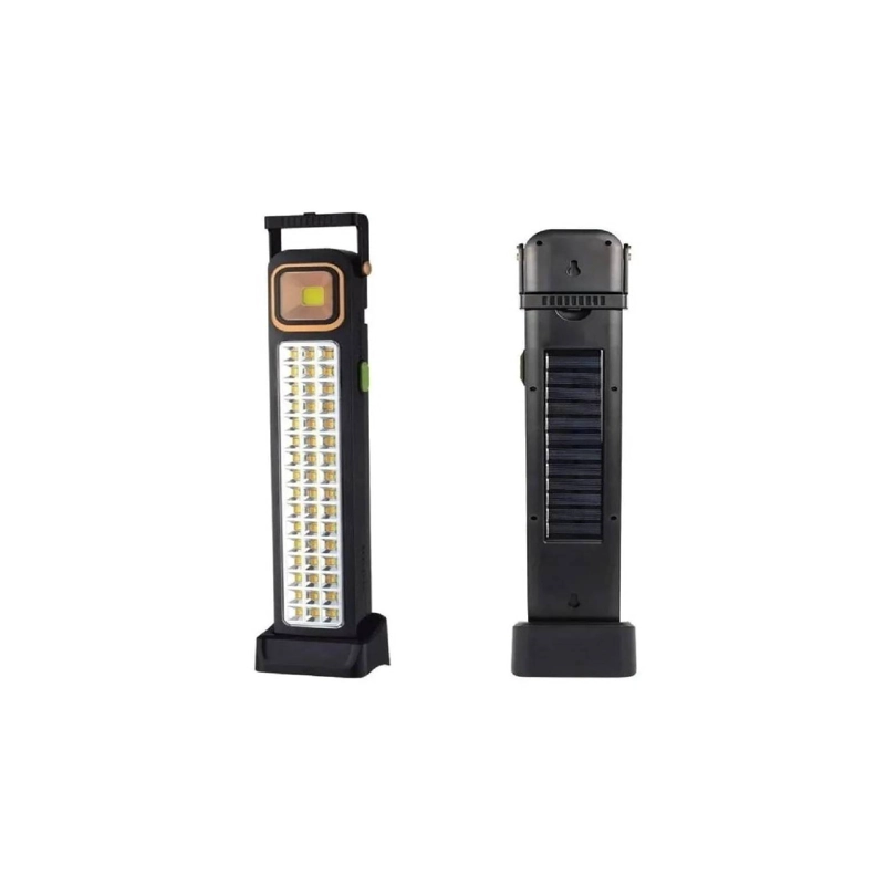 LAMPARA SOLAR FOCO LUZ EMERGENCIA RECARGABLE 48 LED MULTIUSO - 1