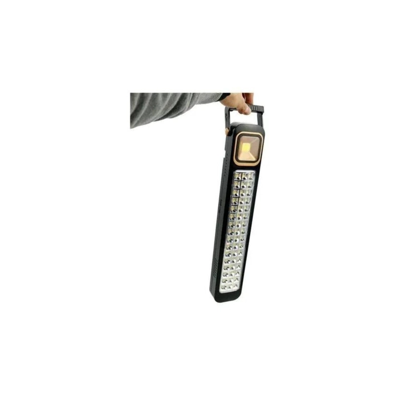 LAMPARA SOLAR FOCO LUZ EMERGENCIA RECARGABLE 48 LED MULTIUSO - 2