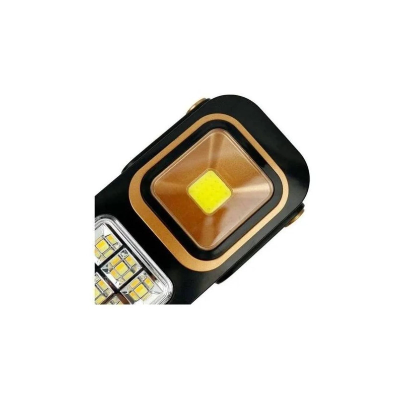 LAMPARA SOLAR FOCO LUZ EMERGENCIA RECARGABLE 48 LED MULTIUSO - 4