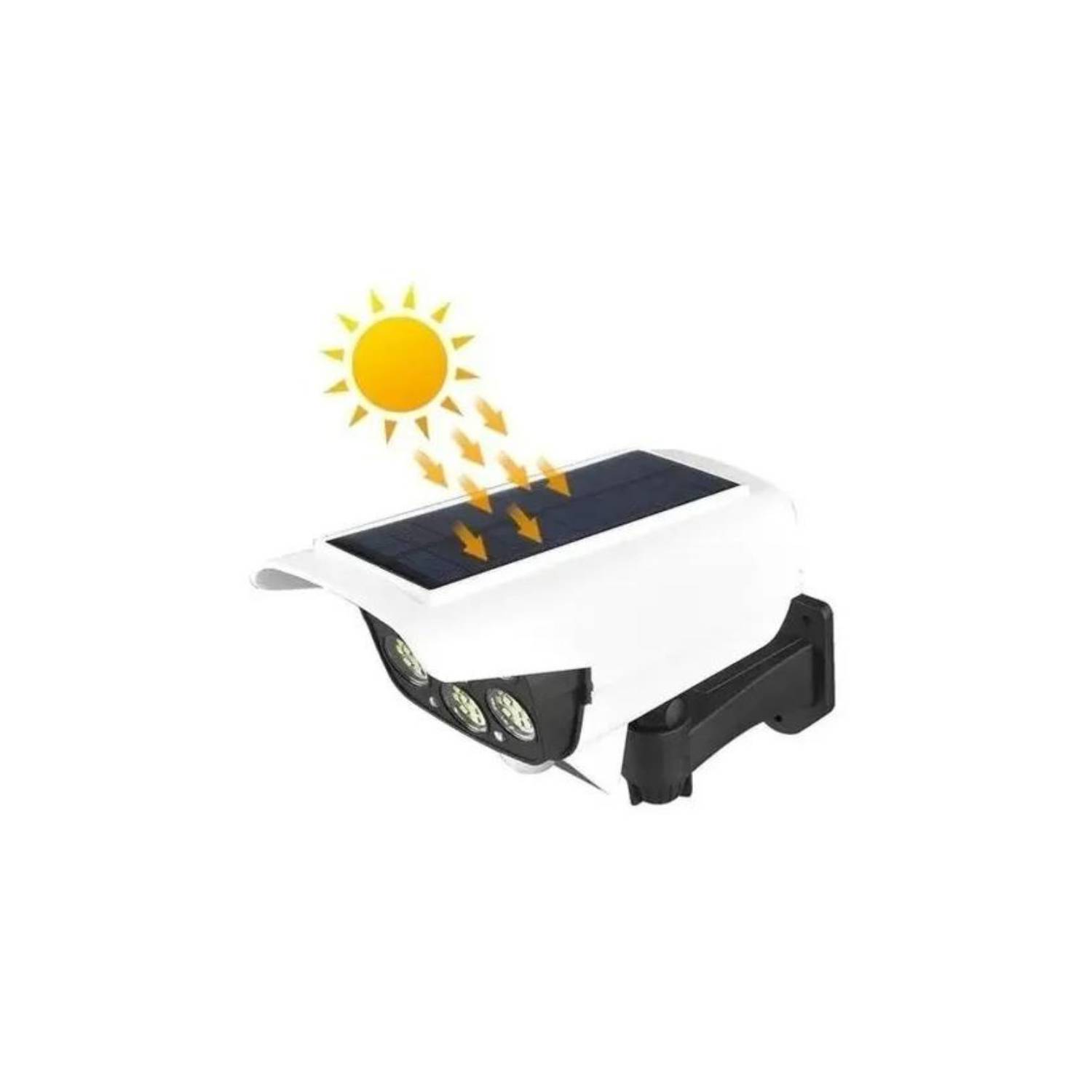 FOCO SOLAR TIPO CAMARA CON SENSOR DE MOVIMIENTO Y CONTROL REMOTO - 2
