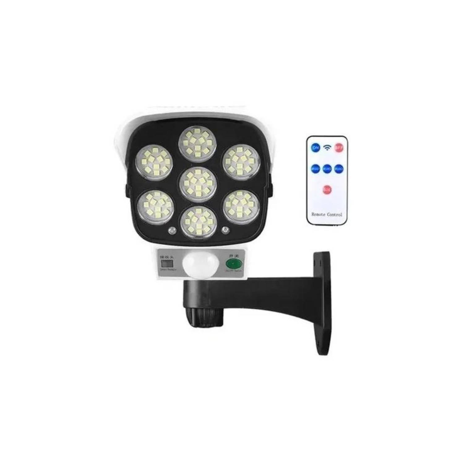 FOCO SOLAR TIPO CAMARA CON SENSOR DE MOVIMIENTO Y CONTROL REMOTO - 3