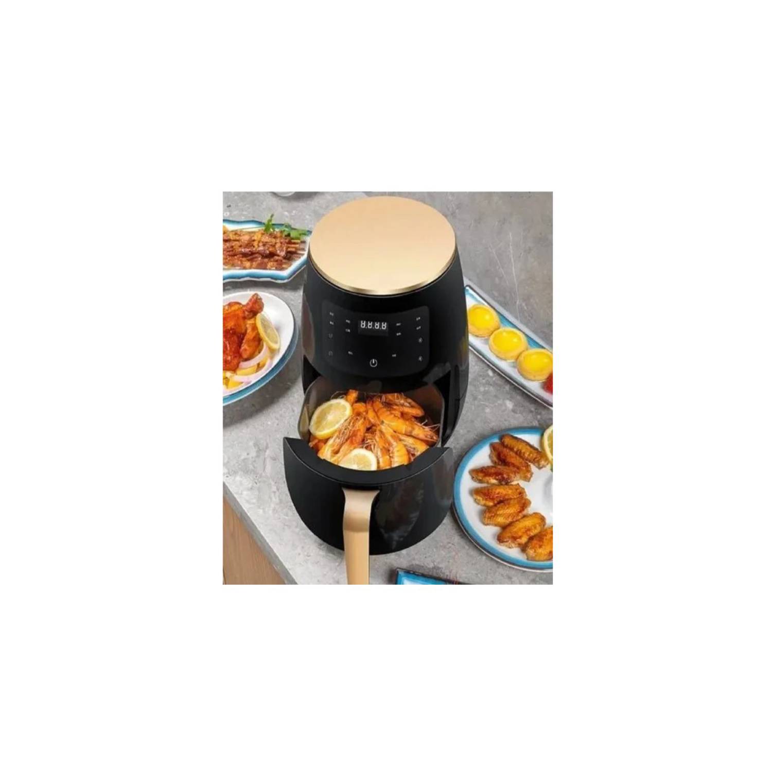 FREIDORA DE AIRE 6 LITROS AIR FRYER PAPAS FRITAS - 4