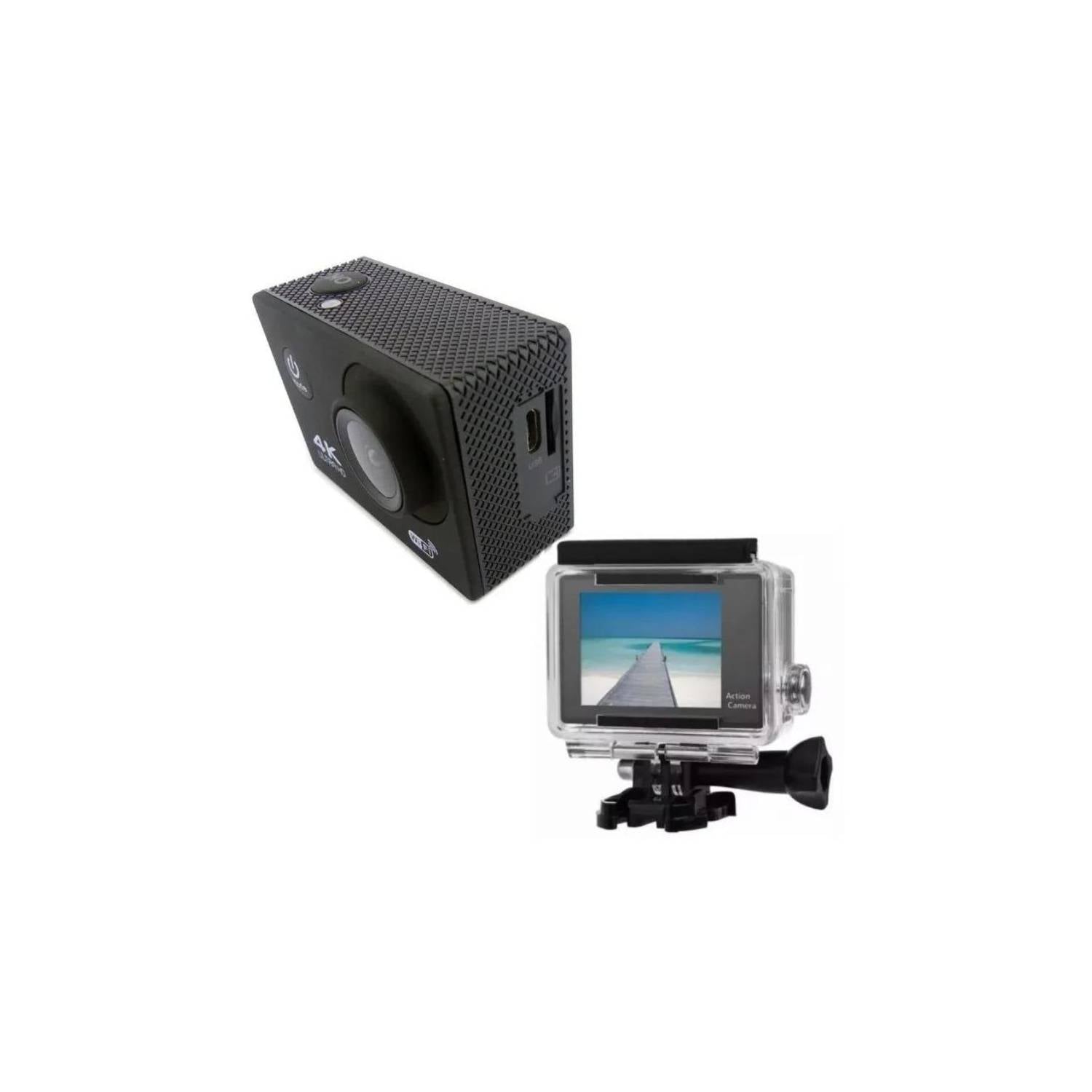 CAMARA DEPORTIVA 4K I WIFI SUMERGIBLE 30MTRS ACCESORIOS - 3