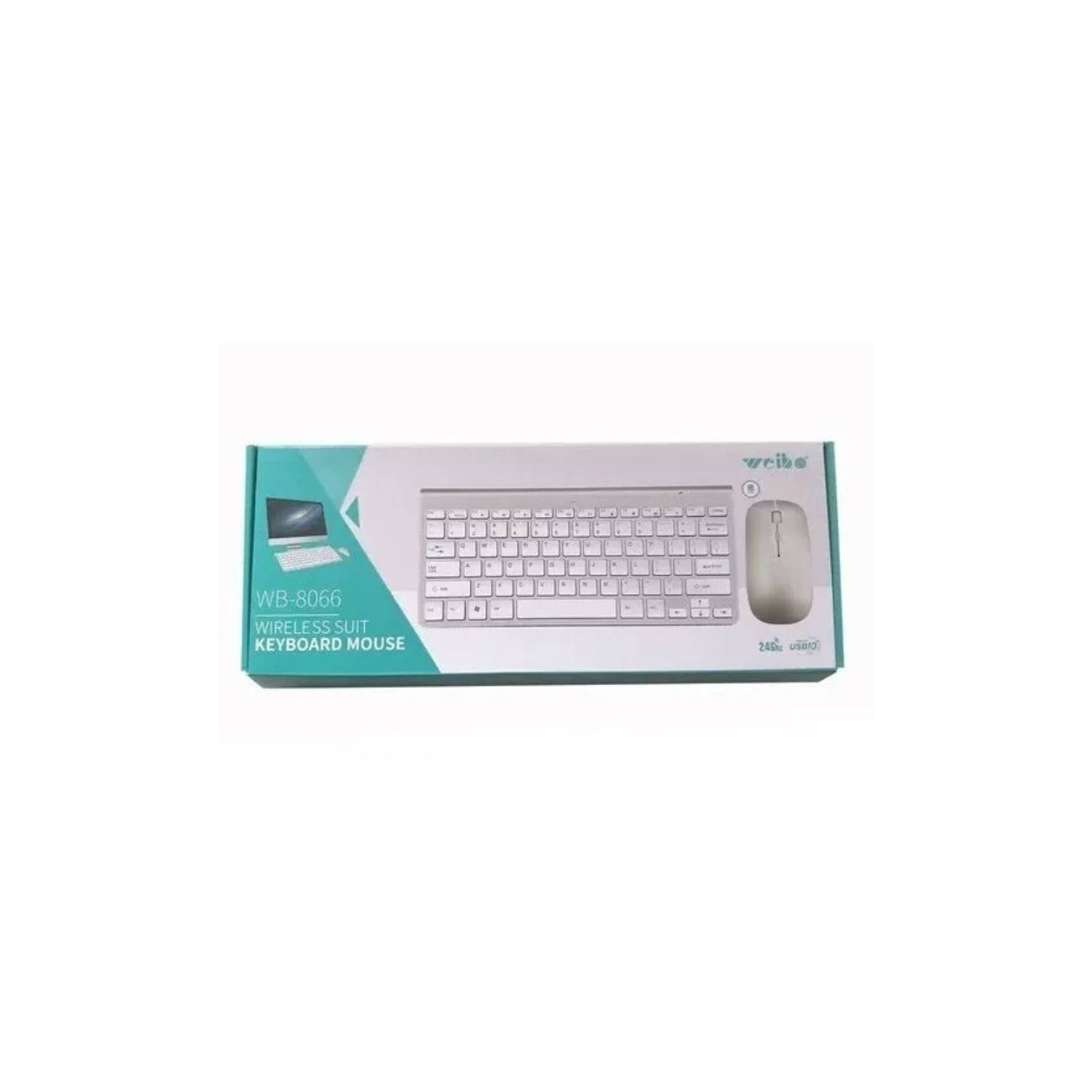 KIT TECLADO + MOUSE UNIVERSAL INALÁMBRICO KEYBOARD MOUSE - 2