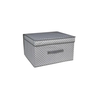CAJA ORGANIZADORA CLOSET CON TAPA MULTIFUNCIONAL 60X40X30CM | Gris - 1