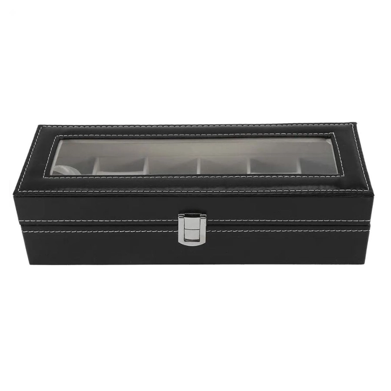 Caja Organizadora Relojes Caja Guardar Reloj Caja 6 Espacios - 4