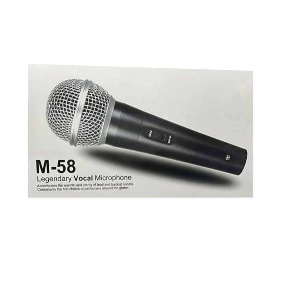 MICRÓFONO CLICK VENTAS VOCAL PROFESIONAL M-58 KARAOKE - 1