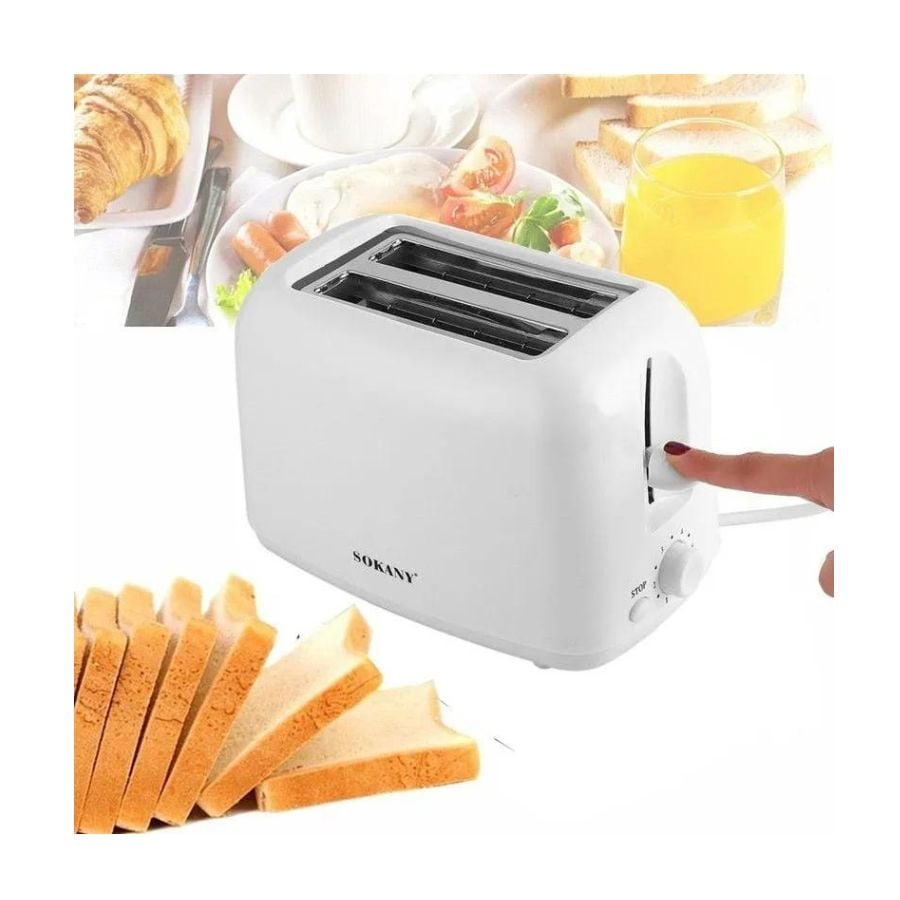 TOSTADOR DE PAN CLICK VENTAS ELÉCTRICO 2 REBANADAS SOKANY - 1