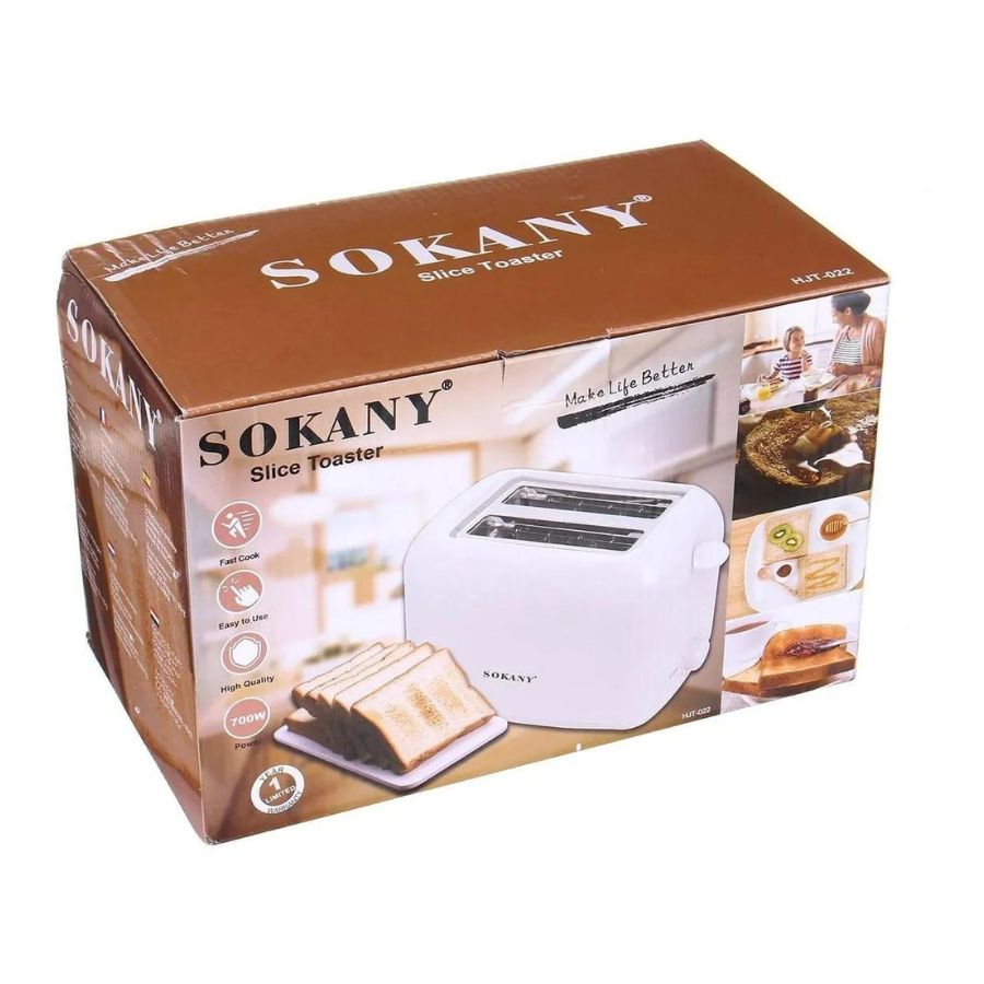 TOSTADOR DE PAN CLICK VENTAS ELÉCTRICO 2 REBANADAS SOKANY - 4
