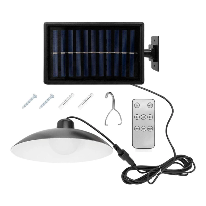 LÁMPARA COLGANTE CLICK VENTAS SOLAR LED RECARGABLE CONTROL REMOTO 30 W IP44 - 4