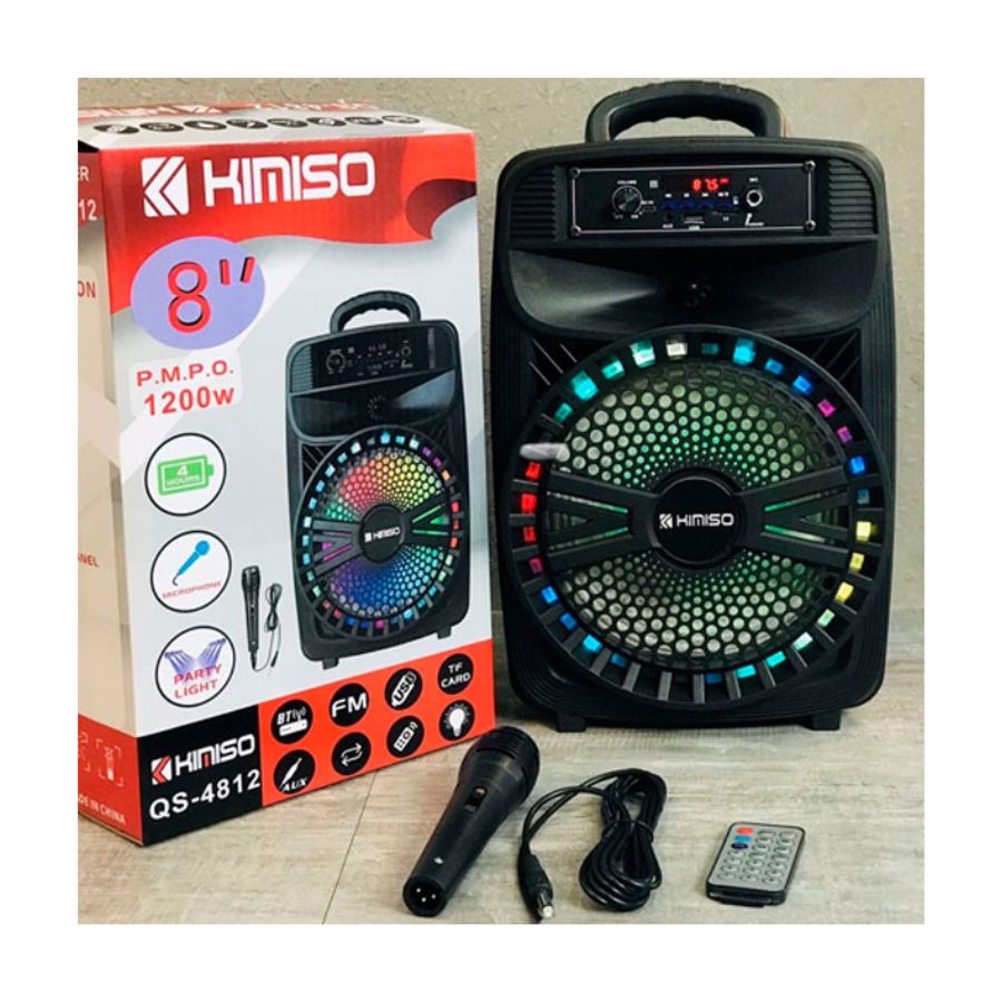 PARLANTE BLUETOOTH CLICK VENTAS ALTAVOZ LED PORTÁTIL INALAMBRICO KARAOKE - 1