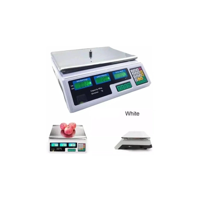 BALANZA DIGITAL 40KG BASCULA CON LUZ PESA ELECTRONICA LED - 2