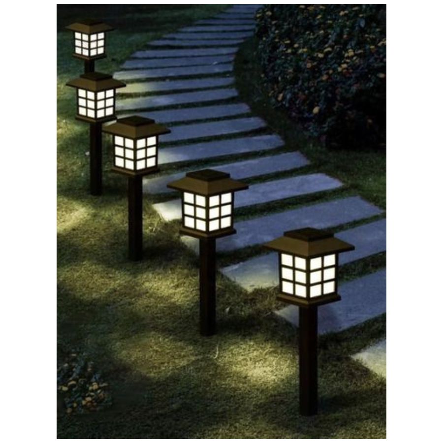 PACK CLICK VENTAS 2 LUZ SOLAR ESTACA EXTERIOR TIERRA JARDÍN ILUMINACIÓN FRÍA - 3