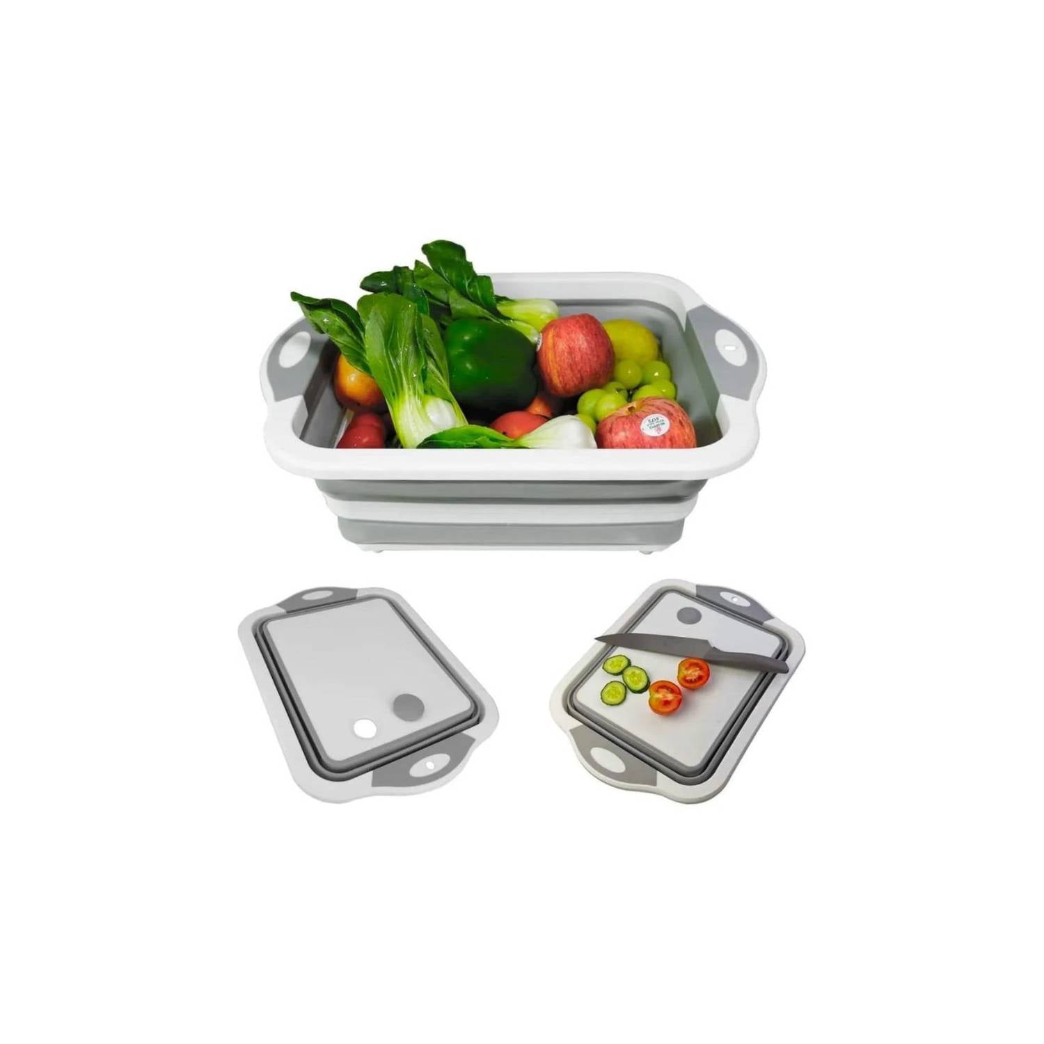 TABLA PLEGABLE MULTIUSO PARA PICAR COCINA CORTAR VERDURAS - 1
