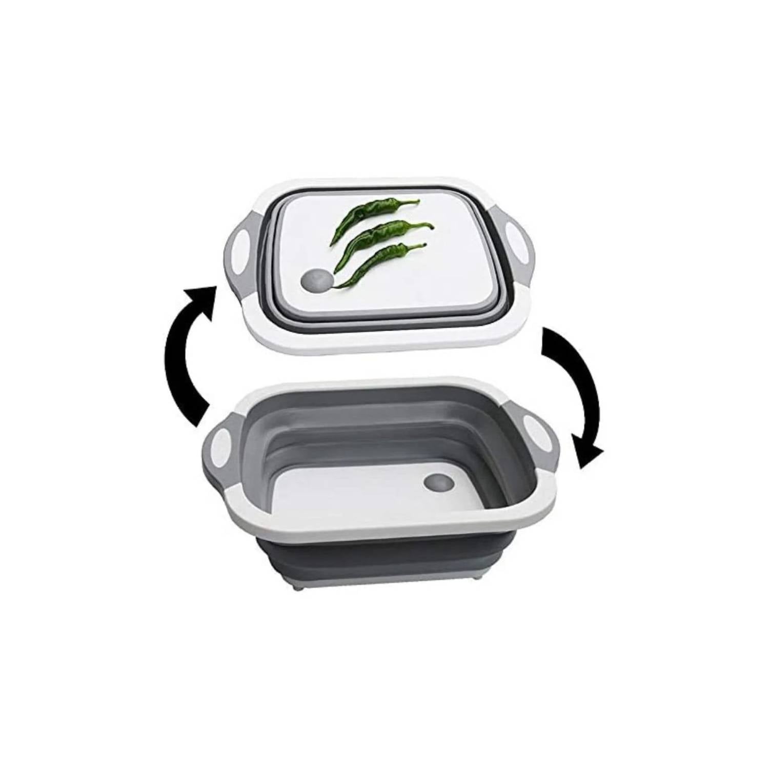 TABLA PLEGABLE MULTIUSO PARA PICAR COCINA CORTAR VERDURAS - 2