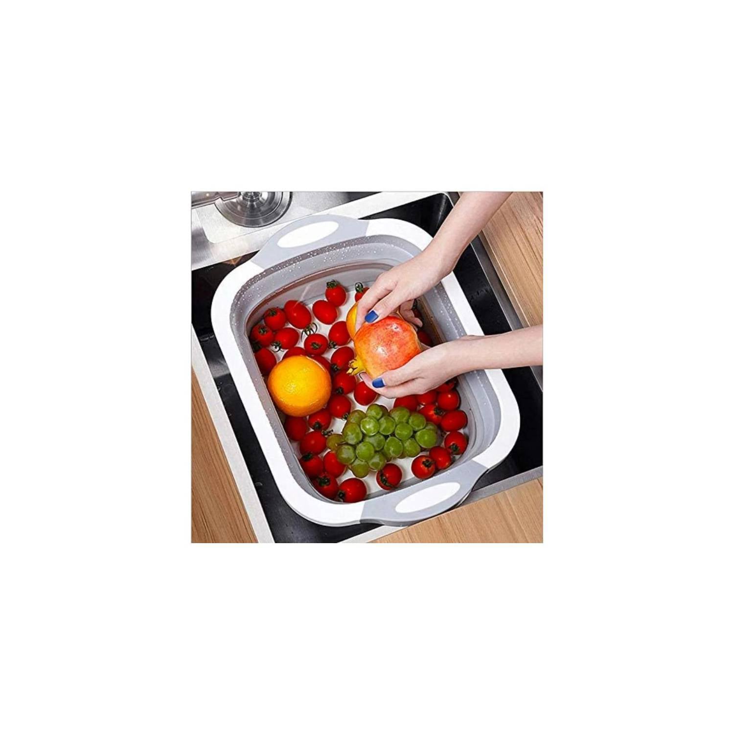 TABLA PLEGABLE MULTIUSO PARA PICAR COCINA CORTAR VERDURAS - 4