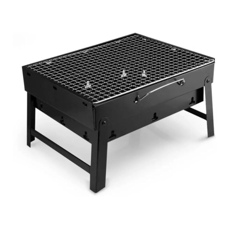 MINI PARRILLA ASADOR PORTATIL PLEGABLE CAMPING - 1