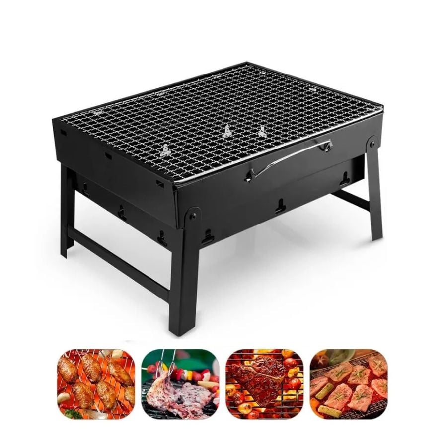 MINI PARRILLA ASADOR PORTATIL PLEGABLE CAMPING - 2