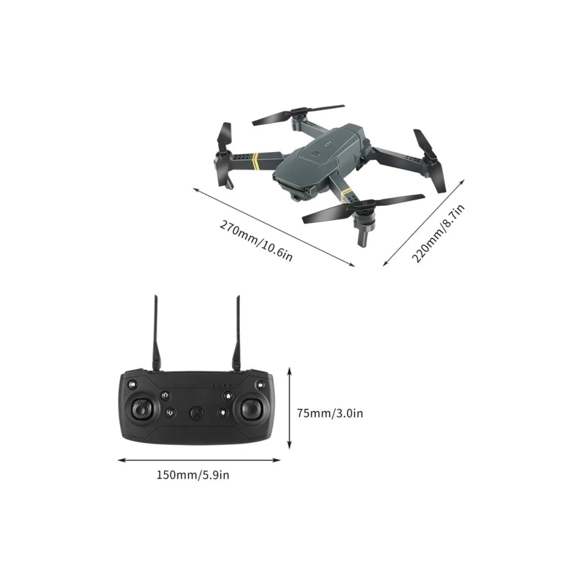 DRONE 4K DRON PROFESIONAL CAMARA WIFI FPV 998 PRO PLEGABLE - 6