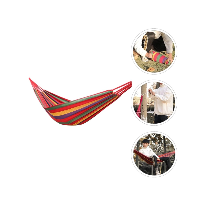 HAMACA CLICK VENTAS CAMPING O JARDIN 150X200CM MULTICOLOR - 2