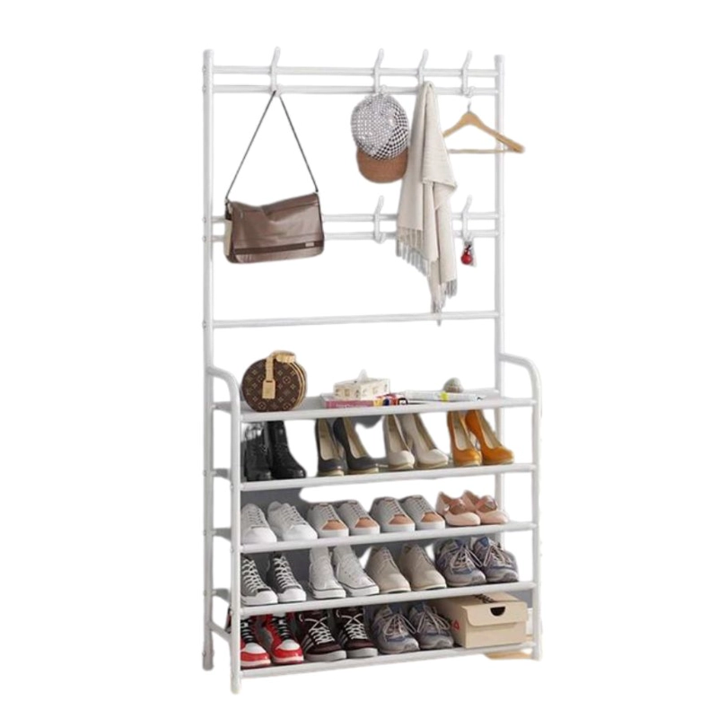 ARMARIO CLOSET ZAPATERO ARMABLE BLANCO 5 NIVELES - 1