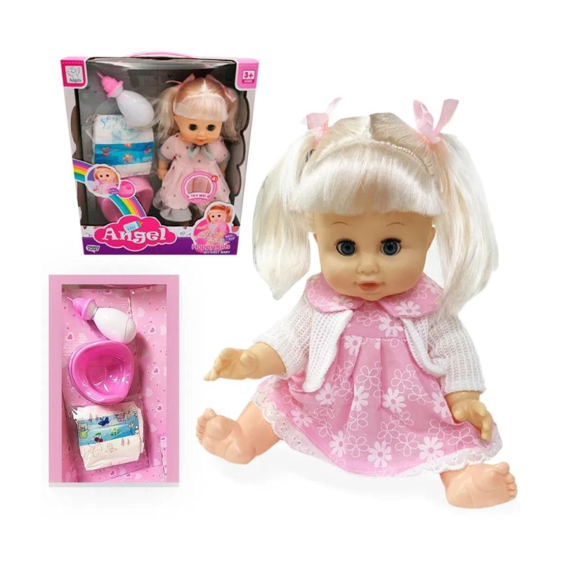 MUÑECA CLICK VENTAS ROSA ANGEL CON SONIDOS - 2