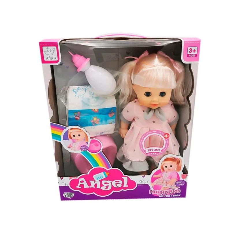 MUÑECA CLICK VENTAS ROSA ANGEL CON SONIDOS - 3