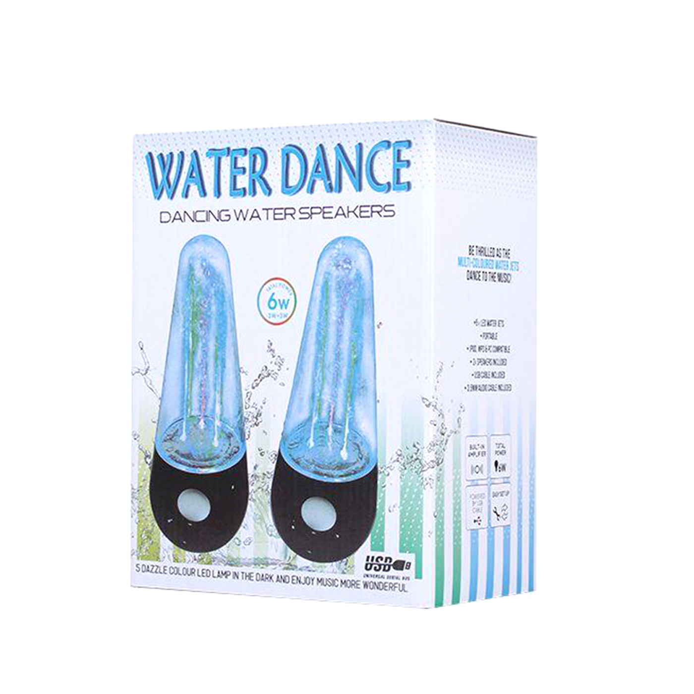 PARLANTE CLICK VENTAS PARA PC CON AGUA NEGRO - 2
