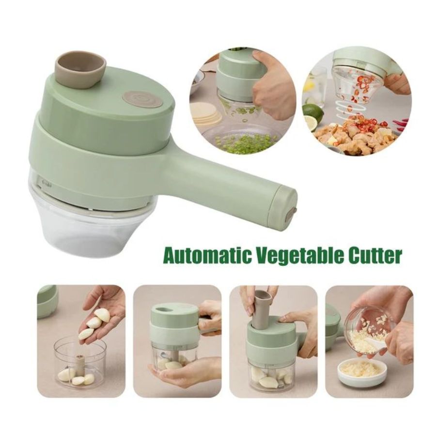 CORTADOR DE VERDURAS Y CARNES INALAMBRICO RECARGABLE - 2