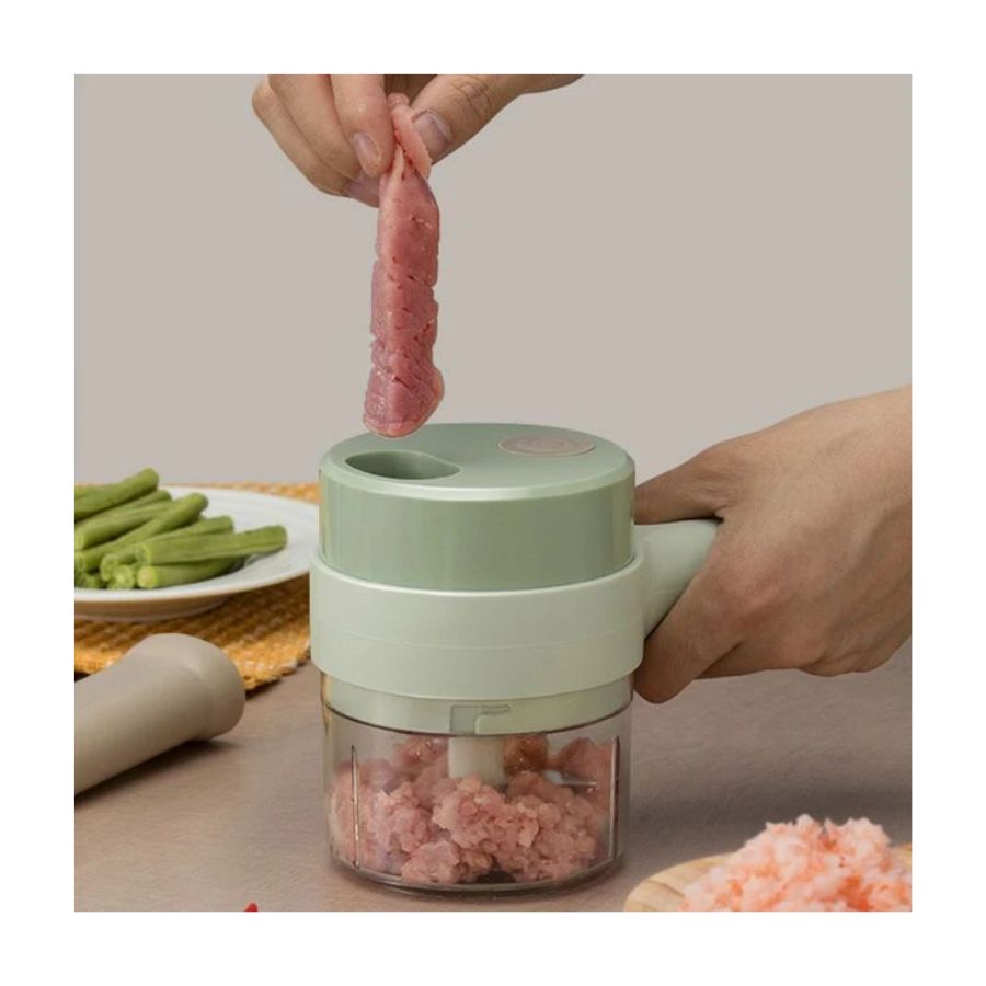 CORTADOR DE VERDURAS Y CARNES INALAMBRICO RECARGABLE - 3