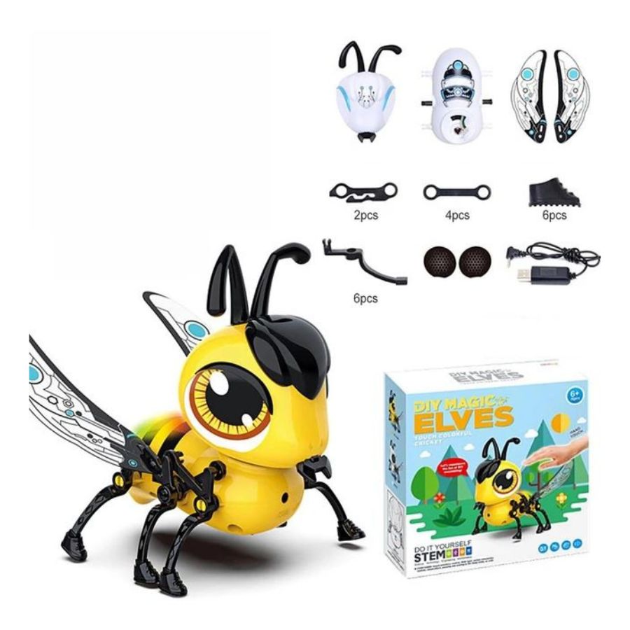 MASCOTA ELECTRÓNICA CLICK VENTAS ABEJA CAMINA CON SONIDO Y LUZ NIÑOS - 3