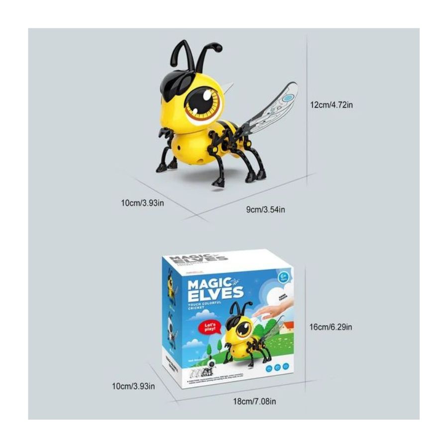 MASCOTA ELECTRÓNICA CLICK VENTAS ABEJA CAMINA CON SONIDO Y LUZ NIÑOS - 4