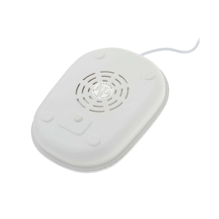 TAZA DE CERAMICA CON CALENTADOR ELECTRICO BLANCA - 4