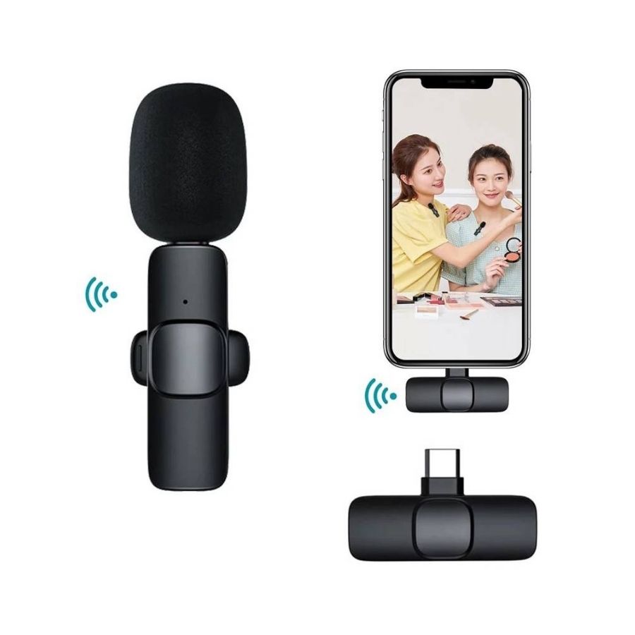 MICROFONO CLICK VENTAS INALAMBRICO TIPO C PARA CELULAR - 2