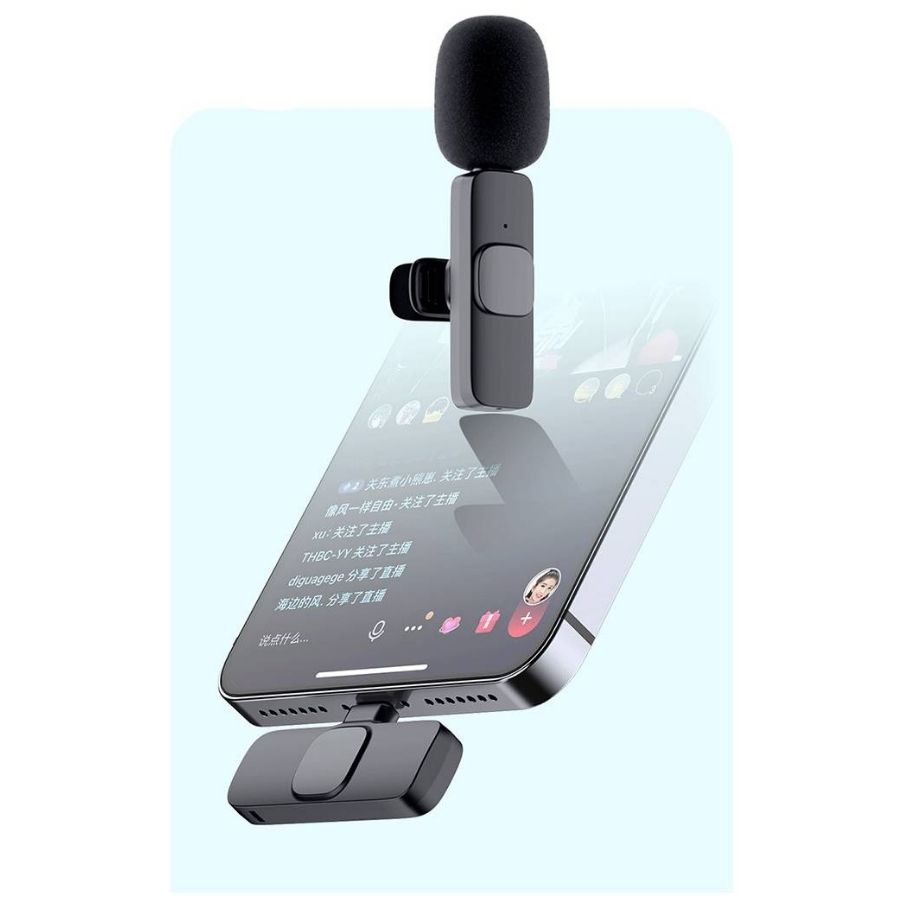MICROFONO CLICK VENTAS INALAMBRICO TIPO C PARA CELULAR - 4