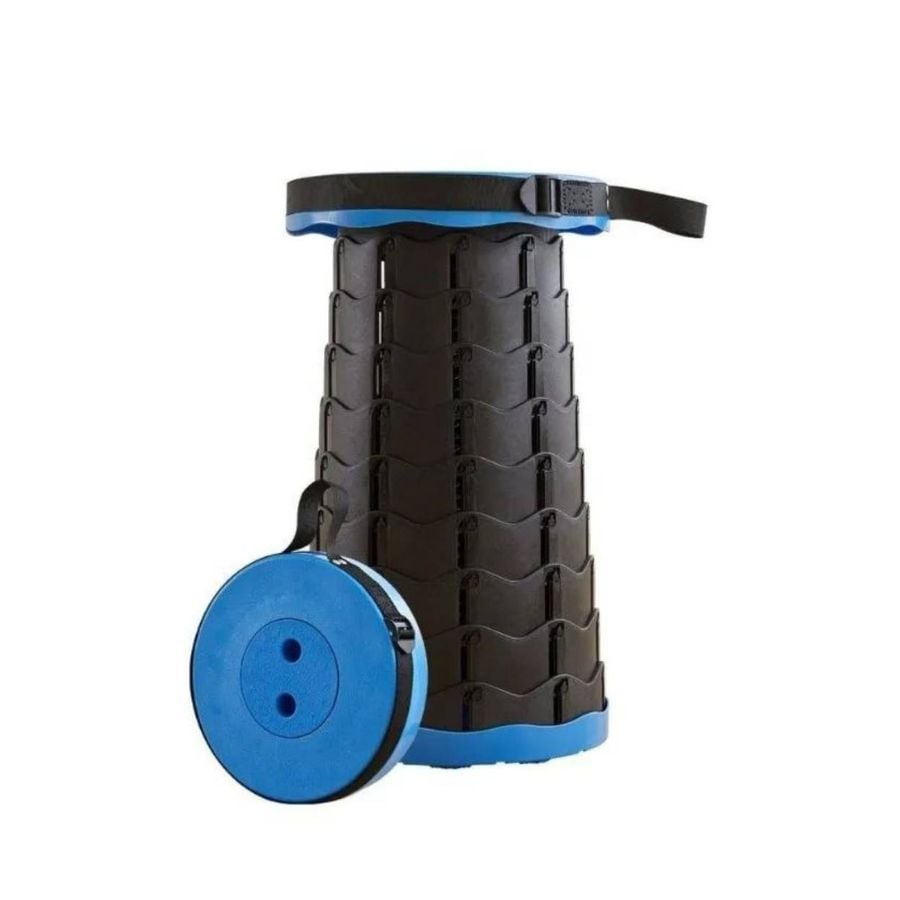 SILLA TABURETE PORTÁTIL TELESCÓPICO PLEGABLE CAMPING OUTDOOR - 1