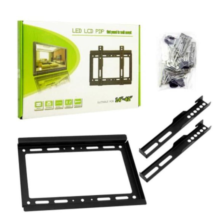 SOPORTE TV FIJO 14 A 42 PULGADAS SOPORTA 25KG LED LCD CLICK VENTAS - 2