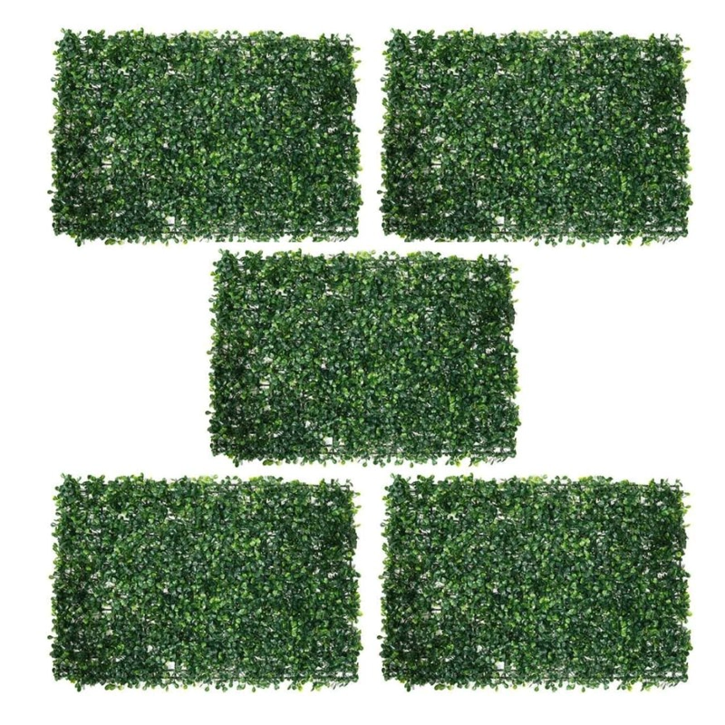 PACK 5 PASTO PALMETA ARTIFICIAL TREBOL VETRICAL 60X40CM - 2