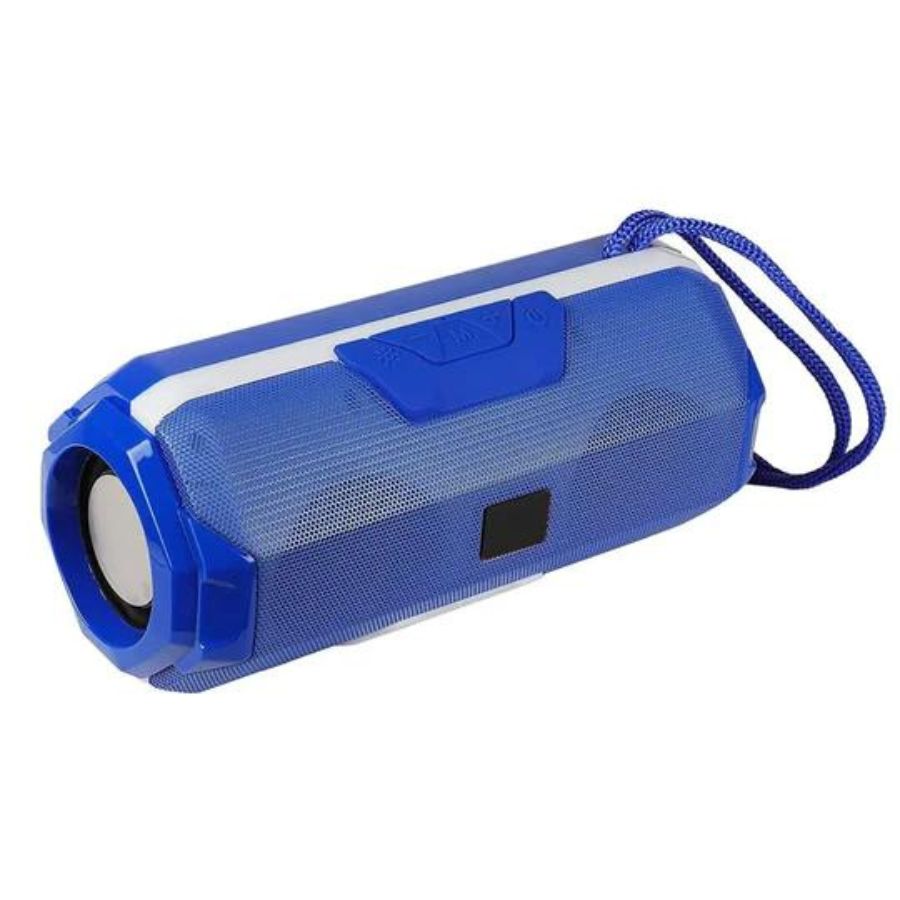 PARLANTE BLUETOOTH CLICK VENTAS PORTÁTIL CON LUCES LED STEREO BT SPEAKERS 143 AZUL - 1