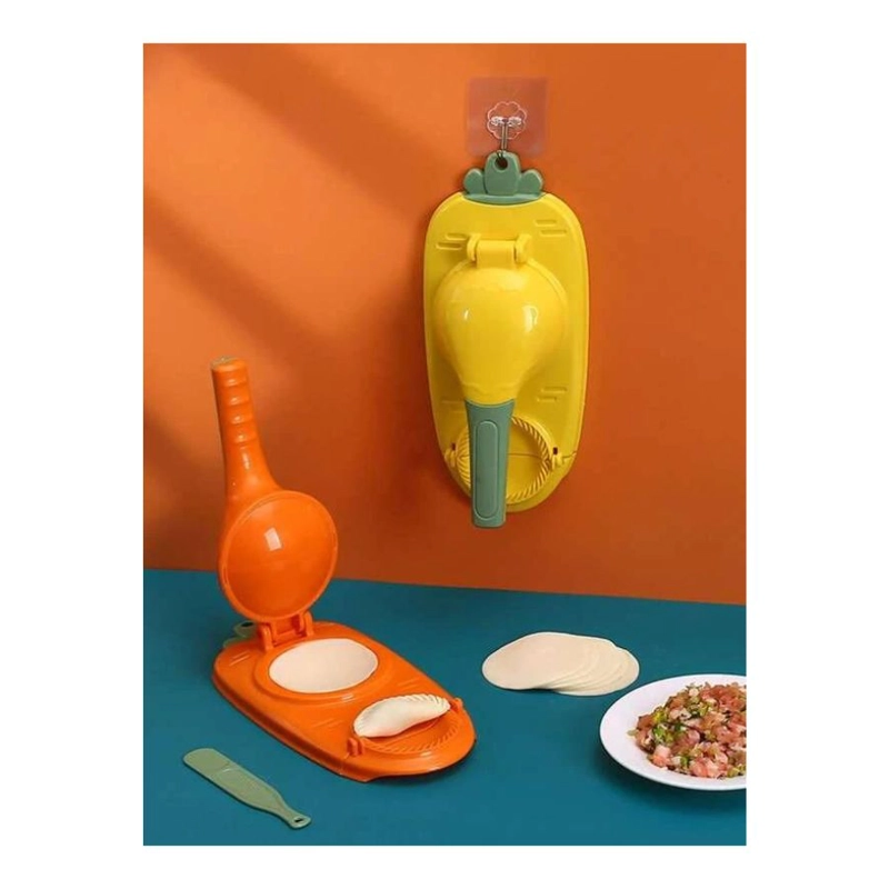 MAQUINA PARA HACER MINI EMPANADAS DUMPLINGS NARANJA - 2
