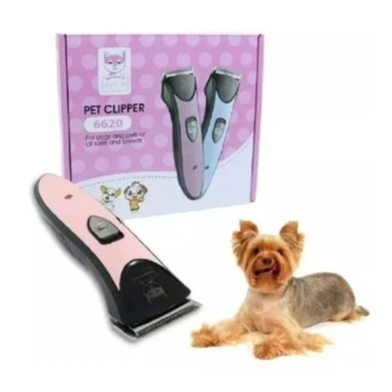 MÁQUINA CORTA PELO PERROS CLICK VENTAS S MASCOTAS RECARGABLE ROSADO - 1