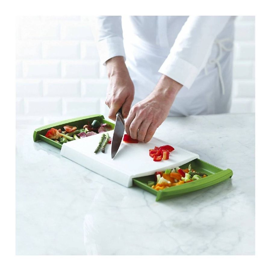 TABLA DE COCINA PARA PICAR ALIMENTOS CHOP N CLEAR CUTTING - 2