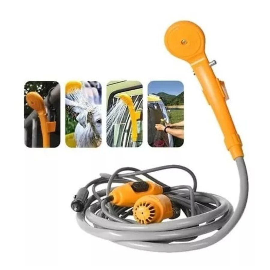 DUCHA PARA CAMPING CLICK VENTAS CONEXIÓN DE AUTO 12V PORTÁTIL - 2