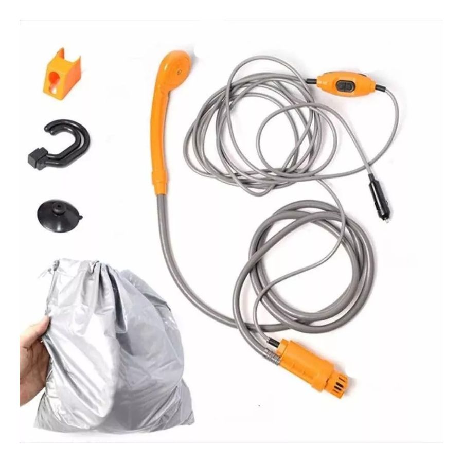 DUCHA PARA CAMPING CLICK VENTAS CONEXIÓN DE AUTO 12V PORTÁTIL - 4