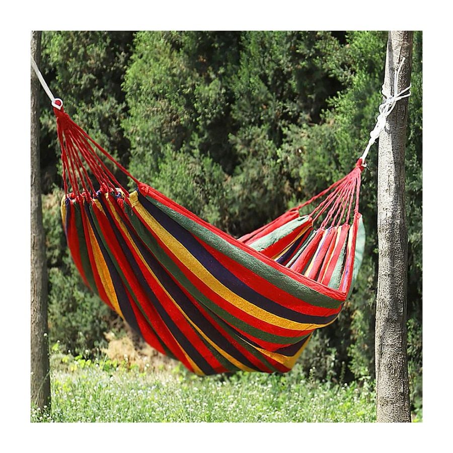 HAMACAS CON BOLSO CAMPING JARDIN CASA 240X 150CM - 2