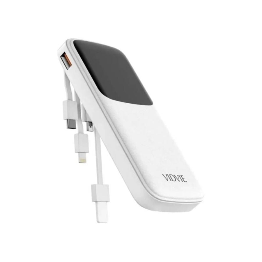 POWER BANK 10000 MAH BATERIA EXTERNA CABLES INCLUIDOS VIDVIE - 1