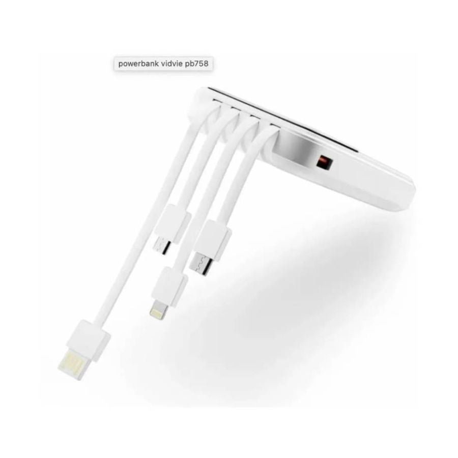 POWER BANK 10000 MAH BATERIA EXTERNA CABLES INCLUIDOS VIDVIE - 3