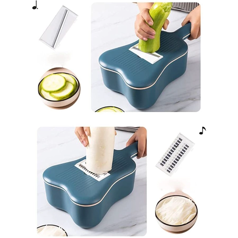 CORTADOR RALLADOR DE VERDURAS MULTIFUNCIONAL COCINA - 4
