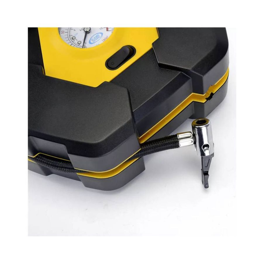 COMPRESOR DE AIRE NEUMÁTICOS PARA AUTO PORTÁTIL 120W - 3