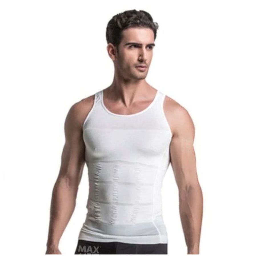 POLERA CAMISETA FAJA REDUCTORA HOMBRE CLICK VENTAS TÉRMICA ADELGAZAR TALLA M - 1